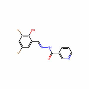 (2E)-2-[(3,5-Dibromo-2-hydroxyphenyl)methylene]hydrazide-3-pyridinecarboxylic Acid