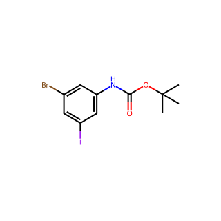tert-Butyl (3-bromo-5-iodophenyl)carbamate