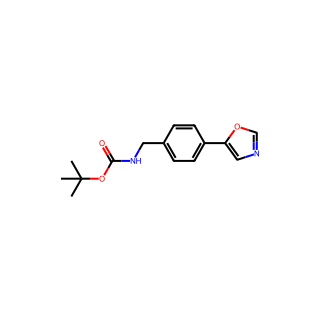 tert-Butyl (4-(oxazol-5-yl)benzyl)carbamate