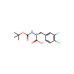 (S)-2-((tert-Butoxycarbonyl)amino)-3-(4-chloro-3-fluorophenyl)propanoic acid