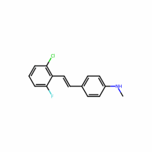 (E)-4-(2-Chloro-6-fluorostyryl)-N-methylaniline