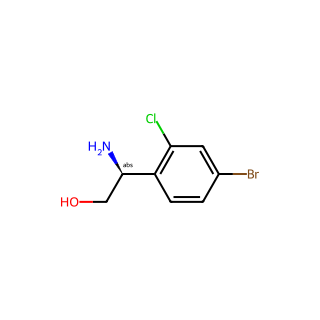 (S)-2-amino-2-(4-bromo-2-chlorophenyl)ethan-1-ol