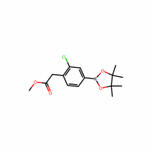 Methyl 2-(2-chloro-4-(4,4,5,5-tetramethyl-1,3,2-dioxaborolan-2-yl)phenyl)acetate