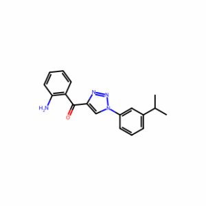(2-Aminophenyl)(1-(3-isopropylphenyl)-1H-1,2,3-triazol-4-yl)methanone
