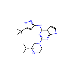 (R)-N-(5-(tert-Butyl)-1H-pyrazol-3-yl)-2-(3-isopropylpiperazin-1-yl)-7H-pyrrolo[2,3-d]pyrimidin-4-amine
