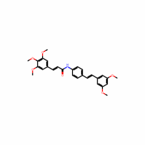 (E)-N-(4-((E)-3,5-Dimethoxystyryl)phenyl)-3-(3,4,5-trimethoxyphenyl)acrylamide