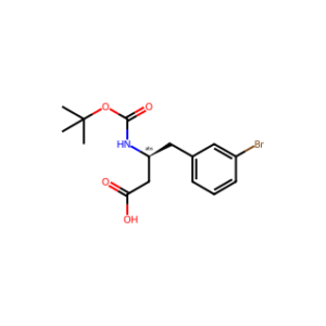 (S)-4-(3-Bromophenyl)-3-((tert-butoxycarbonyl)amino)butanoic acid