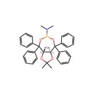 (3aS,8aS)-(2,2-Dimethyl-4,4,8,8-tetraphenyltetrahydro-[1,3]dioxolo[4,5-e][1,3,2]dioxaphosphepin-6-yl)dimethylamine
