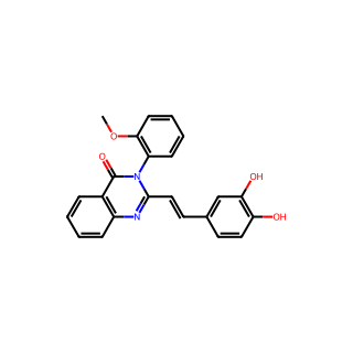 (E)-2-(3,4-Dihydroxystyryl)-3-(2-methoxyphenyl)quinazolin-4(3H)-one