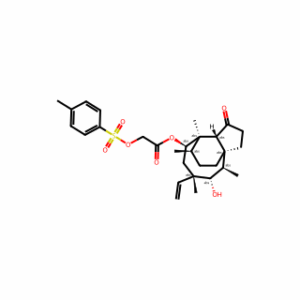(3aR,4R,5R,7S,8S,9R,9aS,12R)-8-Hydroxy-4,7,9,12-tetramethyl-3-oxo-7-vinyldecahydro-4,9a-propanocyclopenta[8]annulen-5-yl 2-(tosyloxy)acetate