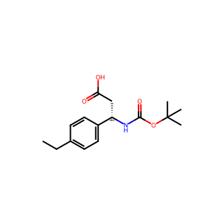 (S)-3-((tert-Butoxycarbonyl)amino)-3-(4-ethylphenyl)propanoic acid