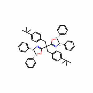 (4S,4′S,5R,5′R)-2,2′-(1,3-Bis(4-(tert-butyl)phenyl)propane-2,2-diyl)bis(4,5-diphenyl-4,5-dihydrooxazole)
