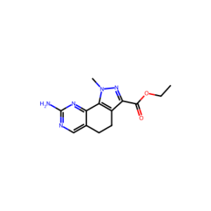 Ethyl 8-amino-1-methyl-4,5-dihydro-1H-pyrazolo[4,3-h]quinazoline-3-carboxylate