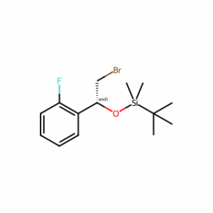 (R)-(2-bromo-1-(2-fluorophenyl)ethoxy)(tert-butyl)dimethylsilane