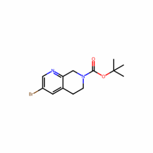 Tert-Butyl 3-Bromo-5,6-Dihydro-1,7-Naphthyridine-7(8H)-Carboxylate