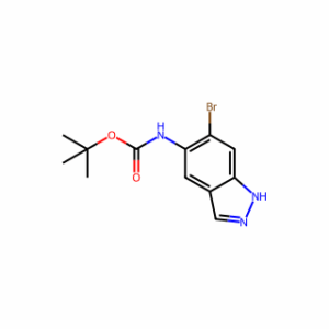 Tert-butyl (6-bromo-1H-indazol-5-yl)carbamate