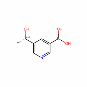 (5-(1-hydroxyethyl)pyridin-3-yl)boronicacid