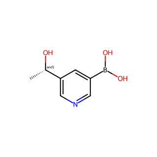(5-(1-hydroxyethyl)pyridin-3-yl)boronicacid