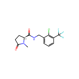 (S)-N-(2-Chloro-3-(trifluoromethyl)benzyl)-1-methyl-5-oxopyrrolidine-2-carboxamide