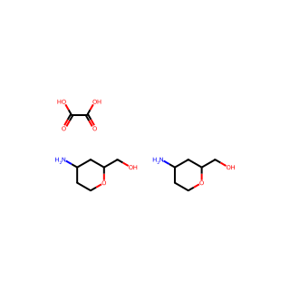 (4-aminotetrahydropyran-2-yl)methanol;hemi(oxalic acid)