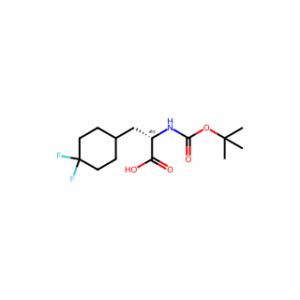 (2S)-2-{[(tert-butoxy)carbonyl]amino}-3-(4,4-difluorocyclohexyl)propanoic acid
