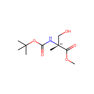 (R)-Methyl 2-((tert-butoxycarbonyl)amino)-3-hydroxy-2-methylpropanoate