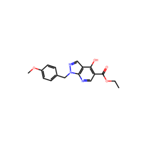 Ethyl 4-Hydroxy-1-(4-Methoxybenzyl)-1H-Pyrazolo[3,4-B]Pyridine-5-Carboxylate
