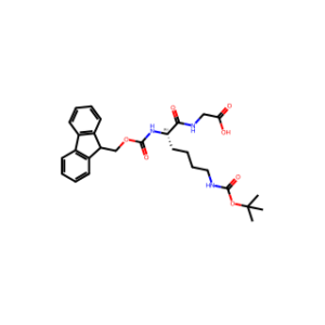 (S)-2-(2-((((9H-fluoren-9-yl)methoxy)carbonyl)amino)-6-((tert-butoxycarbonyl)amino)hexanamido)acetic acid