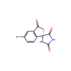(S)-5′-Bromospiro[imidazolidine-4,1′-indene]-2,3′,5(2′H)-trione