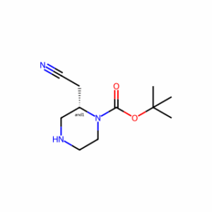 tert-Butyl 2-(cyanomethyl)piperazine-1-carboxylate