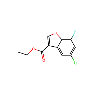Ethyl 5-chloro-7-fluorobenzofuran-3-carboxylate