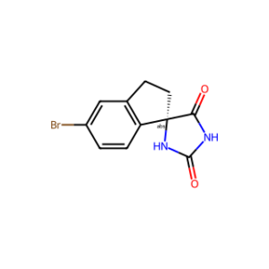 (S)-5′-Bromo-2′,3′-dihydrospiro[imidazolidine-4,1′-indene]-2,5-dione