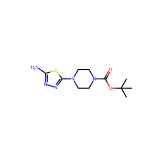 Tert-butyl 4-(5-amino-1,3,4-thiadiazol-2-yl)piperazine-1-carboxylate