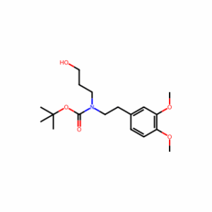 tert-Butyl [3-hydroxypropyl][2-(3,4-dimethoxyphenyl)ethyl]carbamate