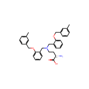 (S)-2-Amino-4-(bis(2-((3-methylbenzyl)oxy)benzyl)amino)butanoic acid