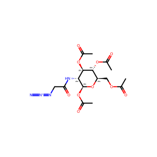 (2S,3R,4R,5S,6R)-6-(Acetoxymethyl)-3-(2-azidoacetamido)tetrahydro-2H-pyran-2,4,5-triyl triacetate