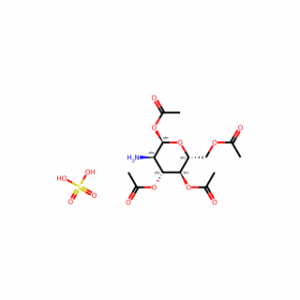 (2R,3R,4R,5S,6R)-6-(Acetoxymethyl)-3-aminotetrahydro-2H-pyran-2,4,5-triyl triacetate sulfate
