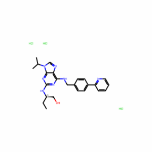 (2R)-2-[[9-(Methylethyl)-6-[[[4-(2-pyridinyl)phenyl]methyl]amino]-9H-purin-2-yl]amino]-1-butanol trihydrochloride