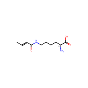 (S,E)-2-Amino-6-(but-2-enamido)hexanoic acid