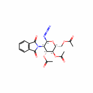 (2R,3S,4R,5R,6S)-2-(Acetoxymethyl)-6-azido-5-(1,3-dioxoisoindolin-2-yl)tetrahydro-2H-pyran-3,4-diyl diacetate