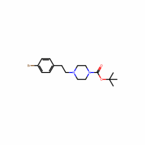 tert-butyl 4-(4-bromophenethyl)piperazine-1-carboxylate