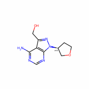 (4-amino-1-(tetrahydrofuran-3-yl)-1H-pyrazolo[3,4-d]pyrimidin-3-yl)methanol