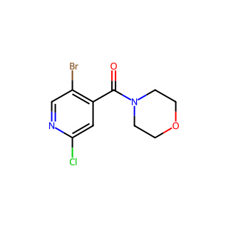 (5-bromo-2-chloropyridin-4-yl)(morpholino)methanone
