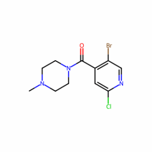 (5-bromo-2-chloropyridin-4-yl)(4-methylpiperazin-1-yl)methanone
