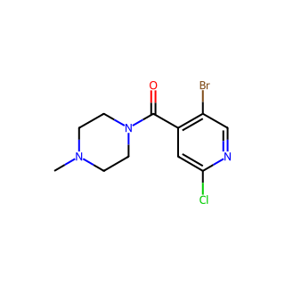 (5-bromo-2-chloropyridin-4-yl)(4-methylpiperazin-1-yl)methanone