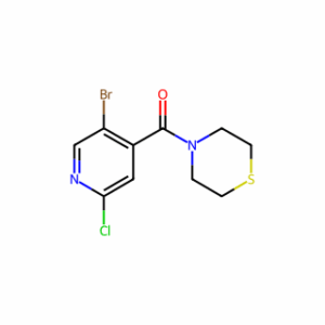 (5-bromo-2-chloropyridin-4-yl)(thiomorpholino)methanone