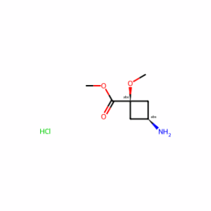 methyl (1s,3s)-3-amino-1-methoxycyclobutane-1-carboxylate hydrochloride