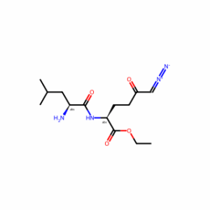 L-Norleucine, L-leucyl-6-diazo-5-oxo-, ethyl ester