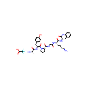 (S)-1-(L-Alanyl-L-tyrosyl)-N-(2-(((S)-6-amino-1-(((S)-1-amino-1-oxo-3-phenylpropan-2-yl)amino)-1-oxohexan-2-yl)amino)-2-oxoethyl)pyrrolidine-2-carboxamide 2,2,2-trifluoroacetate