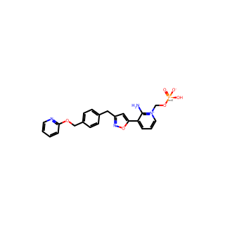 (2-Amino-3-(3-(4-((pyridin-2-yloxy)methyl)benzyl)isoxazol-5-yl)pyridin-1-ium-1-yl)methyl hydrogen phosphate